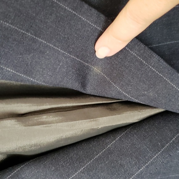 Brioni double button Blazer, Wool, Blue pinstripe, classic men's suit jacket. - Picture 15 of 15